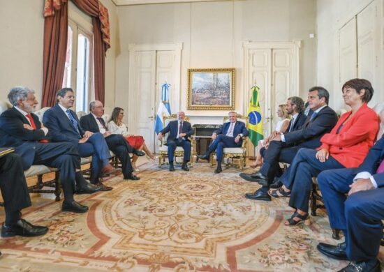 Reunião de Lula e Alberto Fernandéz na Argentina - Foto: Ricardo Stuckert/Presidência da República