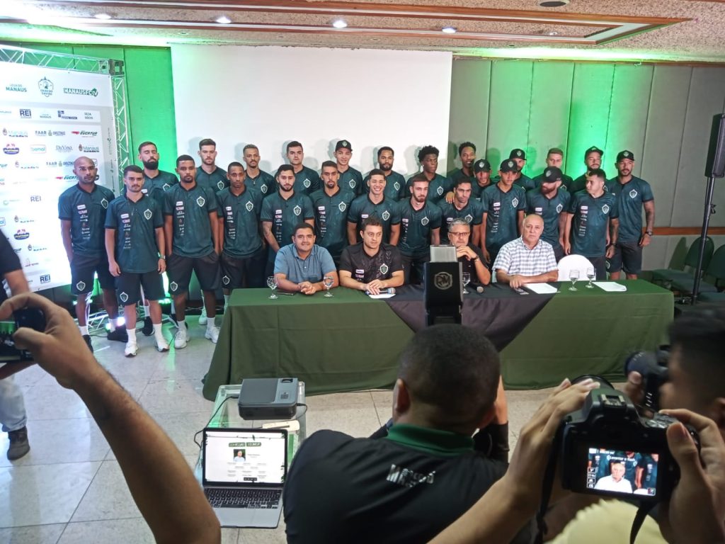 Manaus FC apresentou elenco nesta quarta-feira (04) - Foto: Adeilson Albuquerque