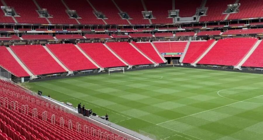 Estádio Mané Garrincha vai receber grande público para Vasco e Palmeiras - Foto: Reprodução/Twitter@manegarrincha