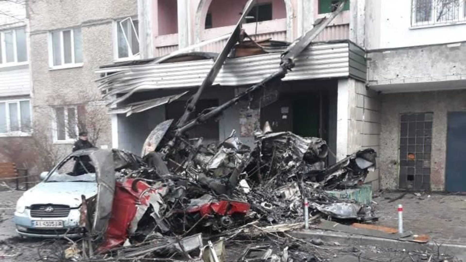 Ministro da Ucrânia e outras 17 pessoas morrem em queda de helicóptero