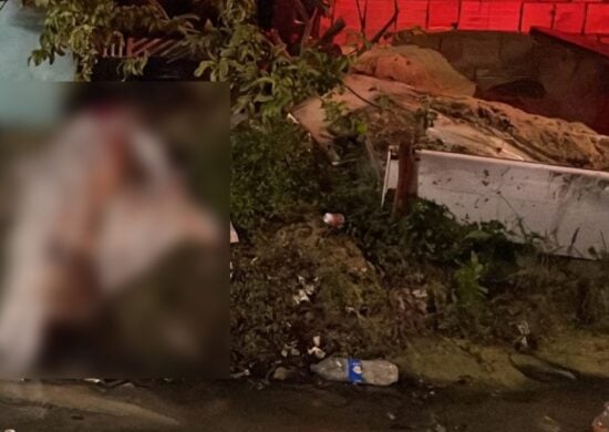 Homem morto a tiros na Zona Norte de Manaus - Foto: Reprodução| Whatsapp