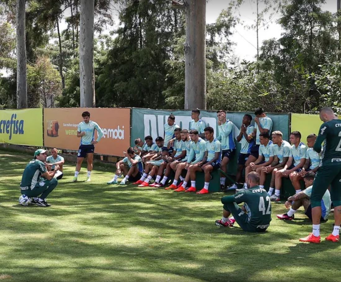 Palmeiras encerrou preparação sob comando de Abel Ferreira - Foto/Reprodução: Twitter@Palmeiras