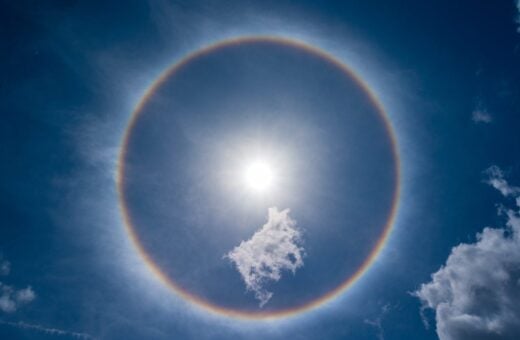 Dias mais quente - Um halo de sol em Cozumel, no México - Foto:Divulgação/Viktor Vranić/ OMM