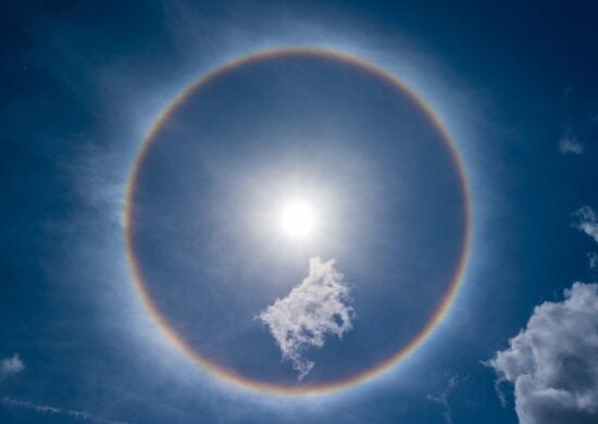 Dias mais quente - Um halo de sol em Cozumel, no México - Foto:Divulgação/Viktor Vranić/ OMM