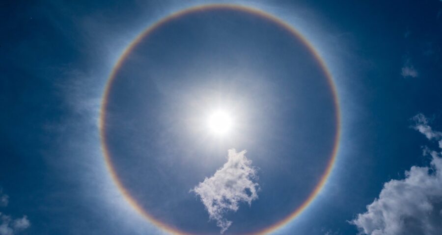 Dias mais quente - Um halo de sol em Cozumel, no México - Foto:Divulgação/Viktor Vranić/ OMM