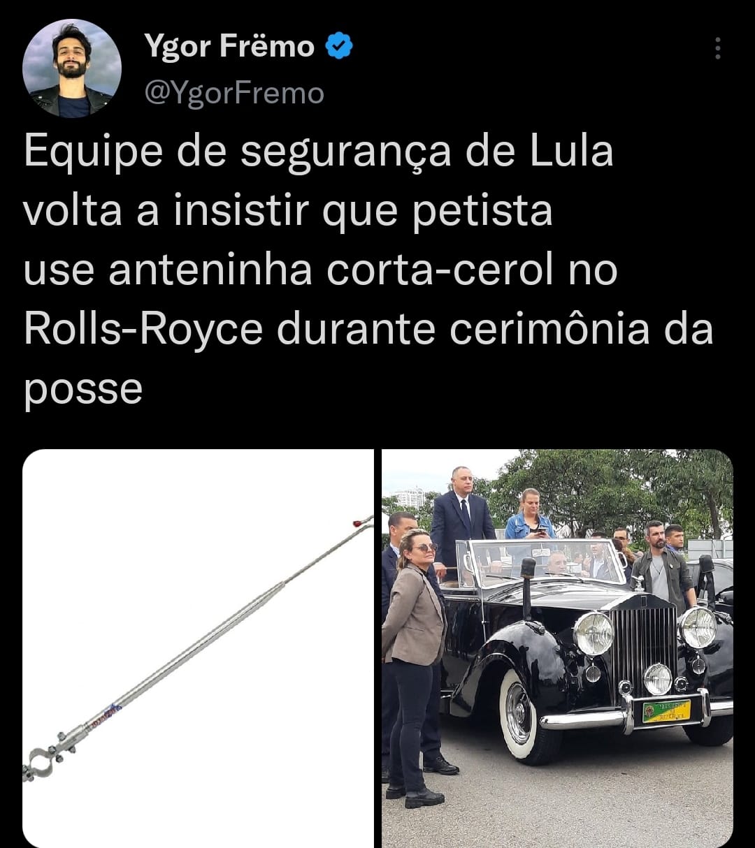Desfile oficial do presidente Lula foi "prato cheio" para memes - Foto: Reprodução/Twitter