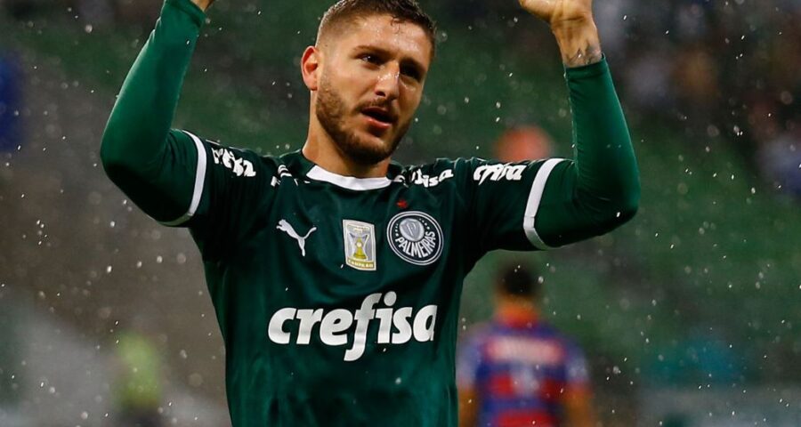 Zé Rafael permanece no Palmeiras até 2025 - Foto: Reprodução/Twitter@palmeiras