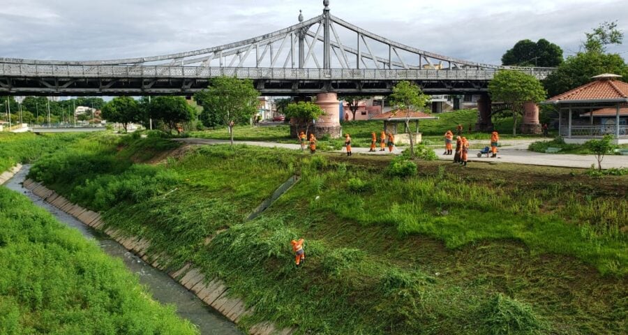 Ação de limpeza no espaço conta com participação de 300 servidores - Foto: Divulgação/Semulsp