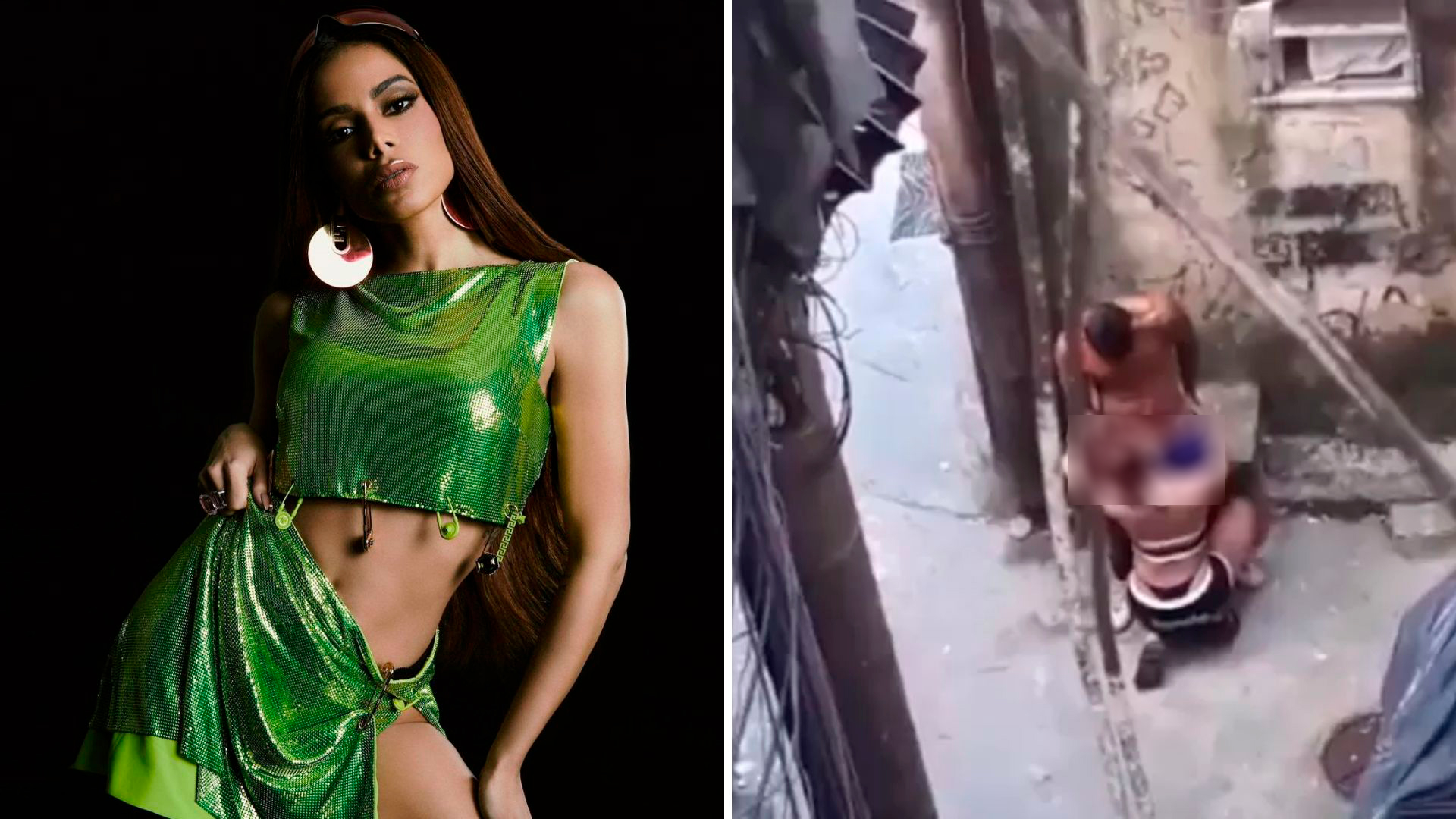 VÍDEO Anitta simula sexo oral em gravação de clipe na Zona Oeste do Rio foto foto