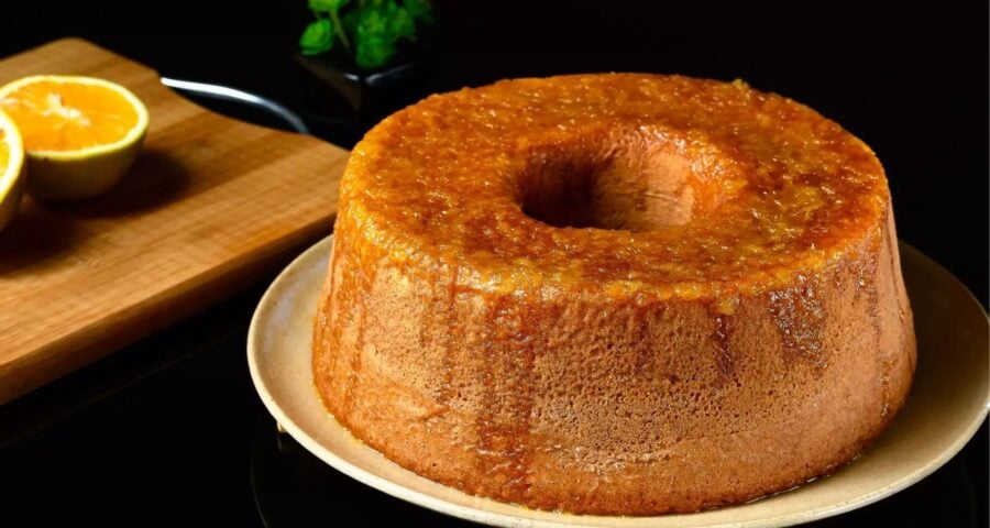 Bolo de laranja fofinho - Foto: Reprodução/Receitaria