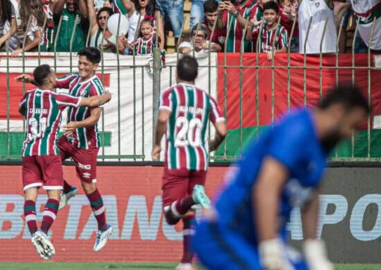 Comemoração do primeiro gol do Fluminense no Campeonato Carioca - Foto: Marcelo Gonçalves/Fluminense