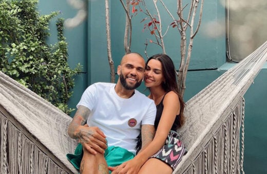 Daniel Alves com a esposa Joana Sanz - Foto: Reprodução/Instagram@joanasanz