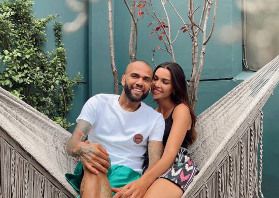 Daniel Alves com a esposa Joana Sanz - Foto: Reprodução/Instagram@joanasanz