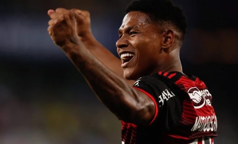 Matheus França garantiu vitória do Flamengo na estreia em 2023 - Foto: Gilvan de Souza/Flamengo