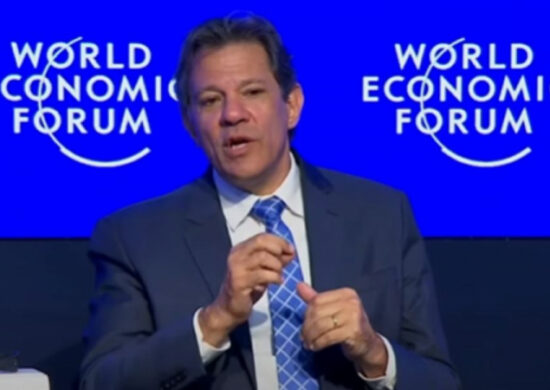 Haddad participa do Fórum Econômico Mundial em Davos - Reprodução/Youtube @worldeconomicforum