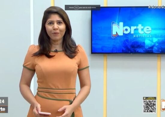 O Norte Notícias é apresentado por Mariana Rocha - Foto: Reprodução/TV Norte Amazonas