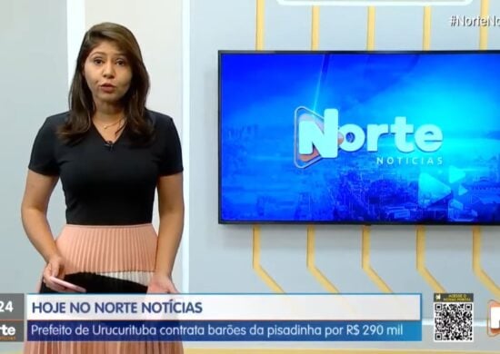 O Norte Notícias é apresentado por Mariana Rocha - Foto: Reprodução/TV Norte Amazonas