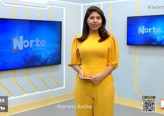 O Norte Notícias é apresentado por Mariana Rocha - Foto: Reprodução/TV Norte Amazonas