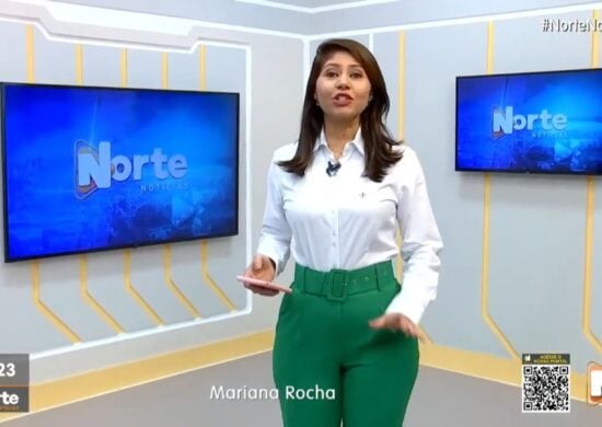 O Norte Notícias é apresentado por Mariana Rocha - Foto: Reprodução/TV Norte Amazonas