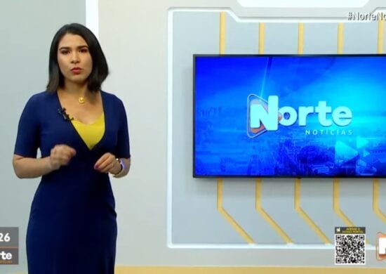 O Norte Notícias foi apresentado por Bárbara Mitoso - Foto: Reprodução/TV Norte Amazonas