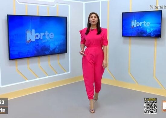 O Norte Notícias é apresentado por Mariana Rocha - Foto: Reprodução/TV Norte Amazonas