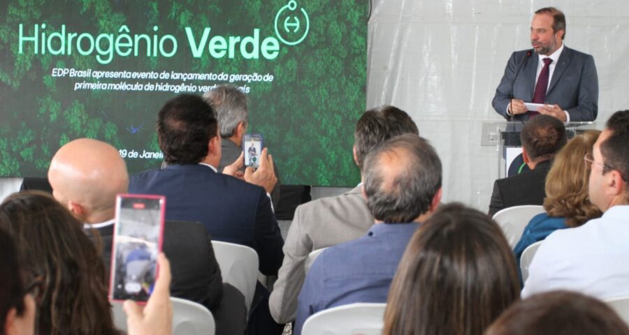 Lançamento da primeira molécula de hidrogênio verde ocorreu no complexo do Pecém, no Ceará - Foto: Divulgação/Júnior Pio