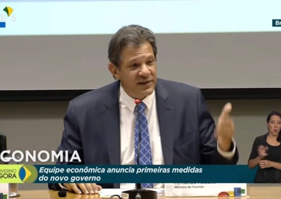 Junto a Haddad, participam Simone Tebet e Ester Dweck - Foto: Reprodução/Youtube