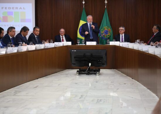 Lula durante 2ª reunião com 27 governadores do país - Foto: Fátima Meira/Estadão Conteúdo