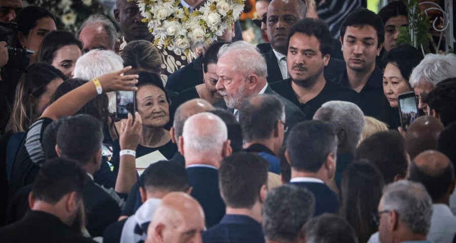 Lula presta homenagens no velório de Pelé - Foto: André Pera/Pera Photo Press/Estadão Conteúdo