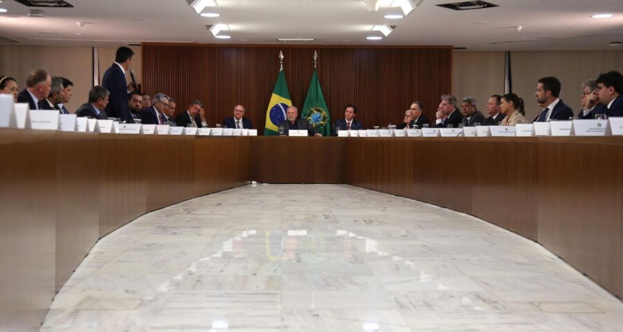 Lula se reuniu com os todos os líderes dos estados em Brasília - Fátima Meira/Futura Press/Futura Press/Estadão Conteúdo