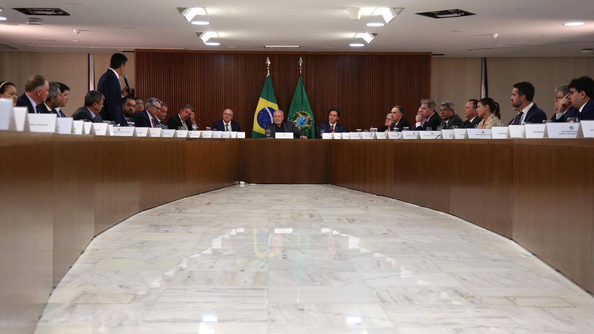 Lula se reuniu com os todos os líderes dos estados em Brasília - Fátima Meira/Futura Press/Futura Press/Estadão Conteúdo