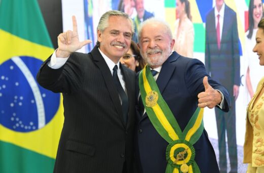 Lula e o presidente da Argentina Alberto Fernández - Foto: Reprodução/Twitter @alferdez