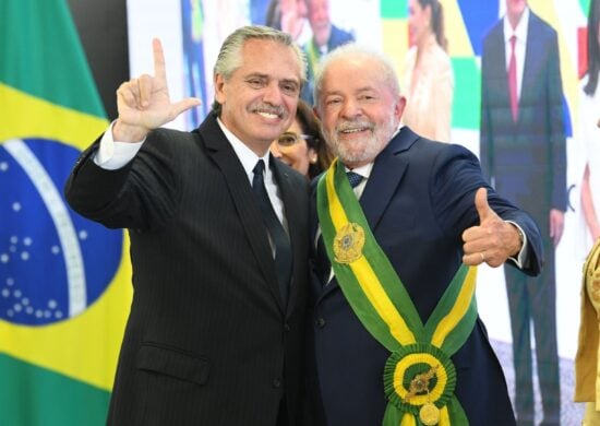 Lula e o presidente da Argentina Alberto Fernández - Foto: Reprodução/Twitter @alferdez