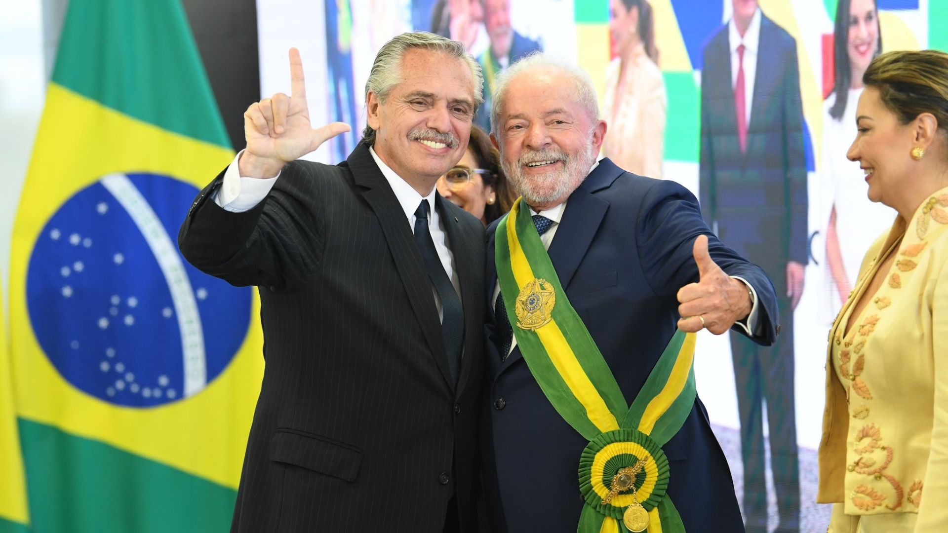Lula e o presidente da Argentina Alberto Fernández - Foto: Reprodução/Twitter @alferdez
