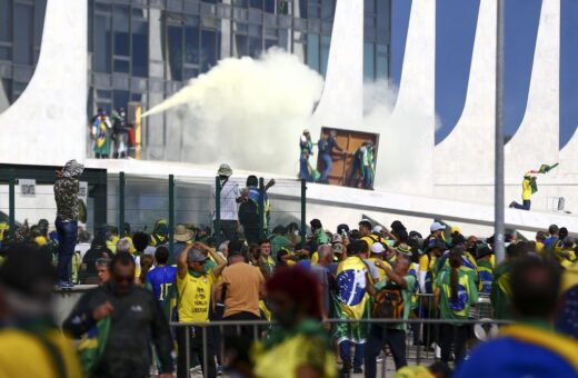 Um recorte editado das imagens foi divulgado de forma oficial e compartilhado com toda a imprensa antes - Foto: Marcelo Camargo/Agência Brasil