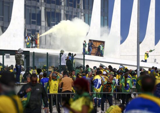 Um recorte editado das imagens foi divulgado de forma oficial e compartilhado com toda a imprensa antes - Foto: Marcelo Camargo/Agência Brasil