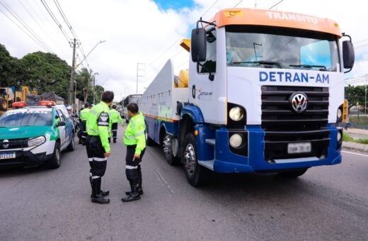 Operação Carga Pesada ocorreu na av. Autaz Mirim, Zona Leste da cidade - Foto: João Viana/Semcom