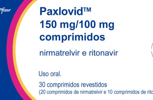 Rotulagem do Paxlovid em português - Foto: Reprodução/Pfizer Brasil