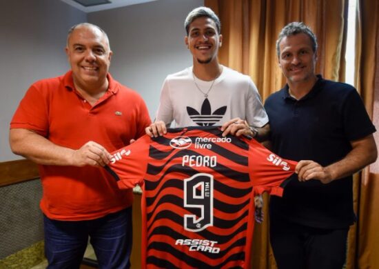 No Flamengo desde 2020, Pedro foi o artilheiro da Libertadores, com 12 gols - Foto: Marcelo Cortes/Flamengo/divulgação