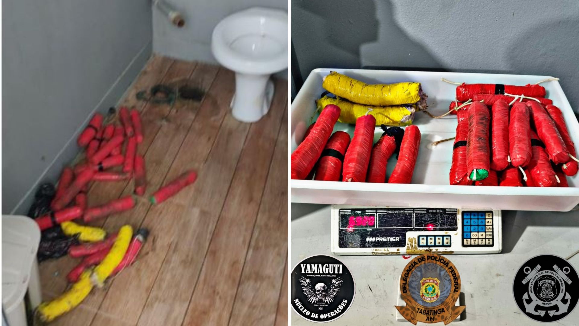 Drogas foram apreendidas durante operação da Polícia Federal - Foto: Divulgação/PF-AM