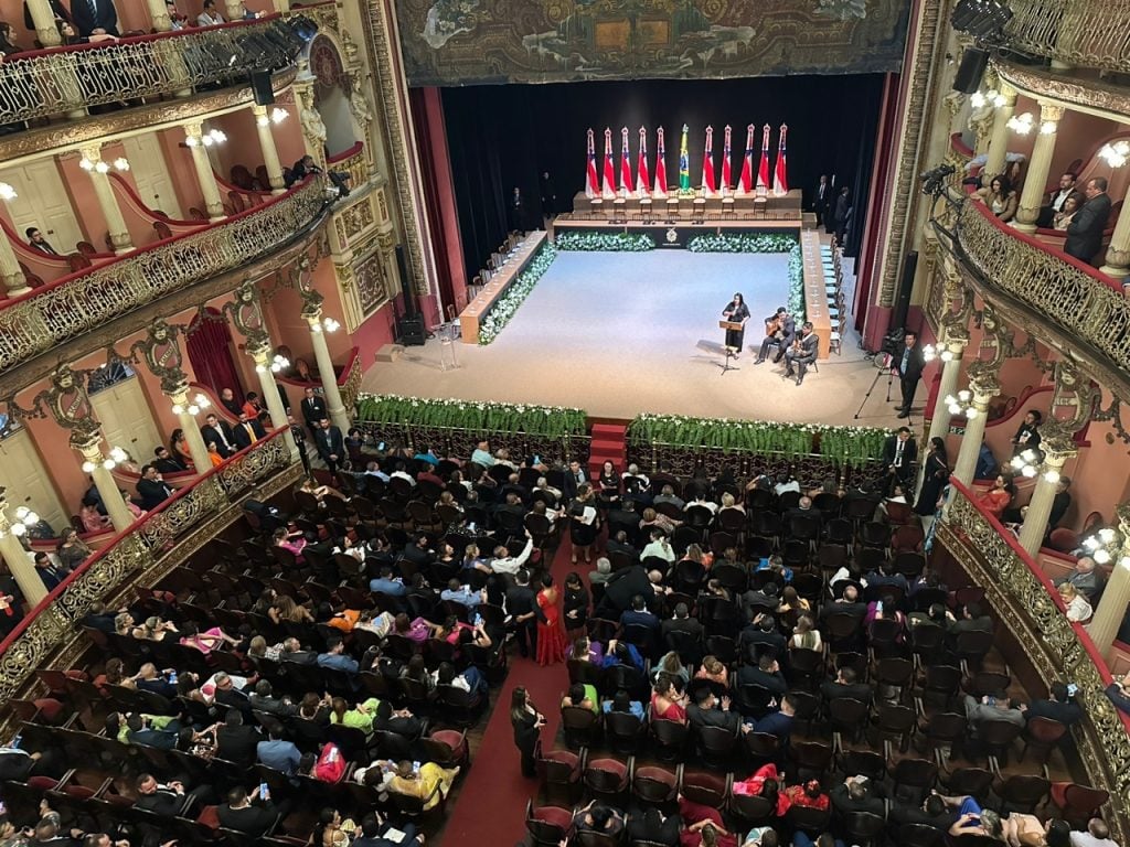 Solenidade de posse de Lima teve apresentações regionais - Foto: Portal Norte