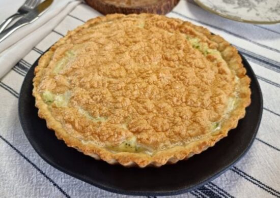 Quiche de alho-poró - Foto: Reprodução/Receitaria