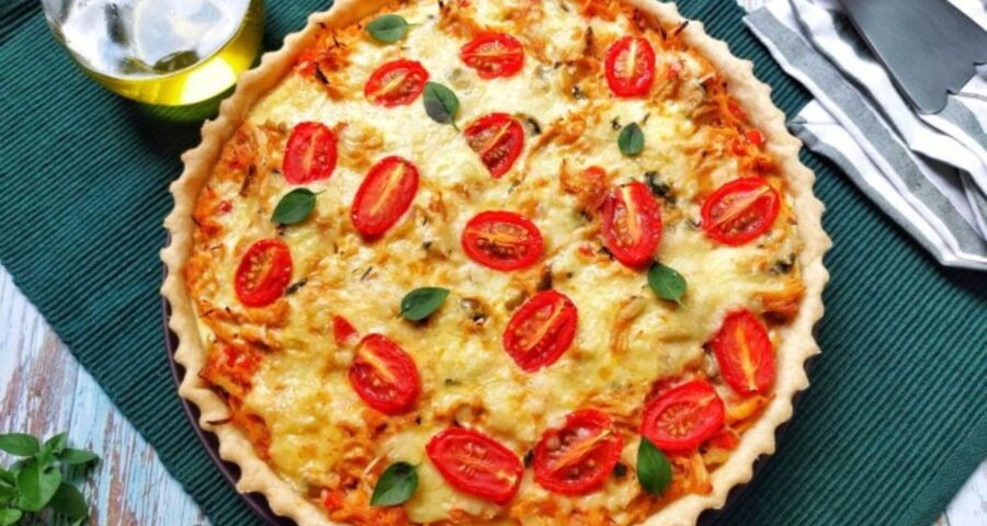 Quiche de frango - Foto: Reprodução/Receitaria