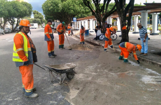 Recentemente, gestão municipal anunciou que a praça da saudade será revitalizada em 2022 - Foto: Divulgação/Seminf