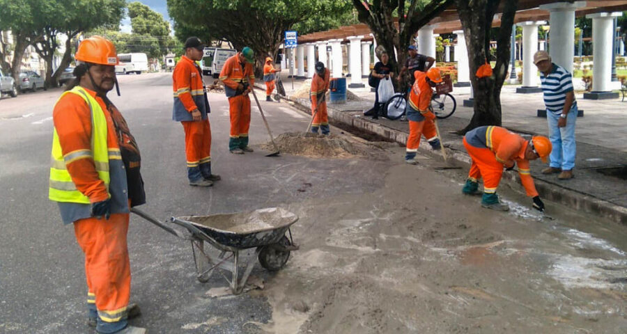 Recentemente, gestão municipal anunciou que a praça da saudade será revitalizada em 2022 - Foto: Divulgação/Seminf