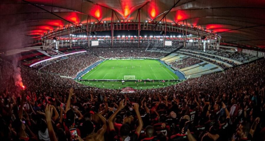 O jogo de volta será no Maracanã, dia 28 de fevereiro - Foto: Paula Reis/Flamengo/divulgação