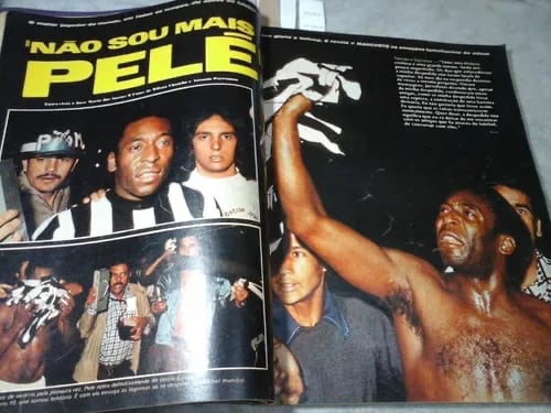 Registro de matéria de Pelé em revista esportiva da época - Foto: Mabi Barros/Portal Norte