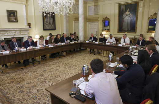 Reunião com gestores do Reino Unido ocorreu neste sábado - Foto: Reprodução/Twitter @RishiSunak