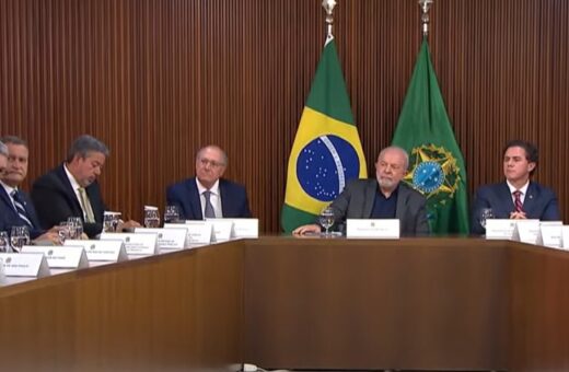 Reunião entre Lula e governadores - Foto: Reprodução/Youtube @tvbrasil