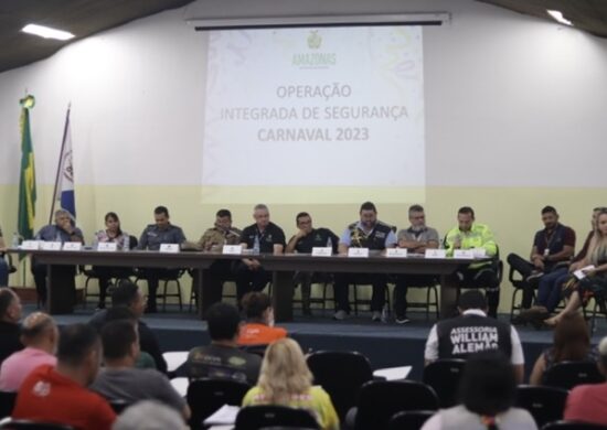 Segurança no Carnaval foi tema de encontro entre autoridades e organizadores das festas - Foto: Oliveira Júnior/Manauscult